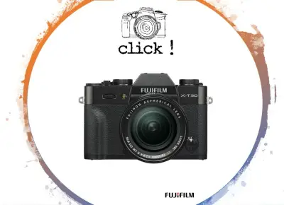 FUJIFILM X-T30 Mirrorless Digital Camera with 18-55mm Kit Lens (FREE 64GB SDXC CARD)
