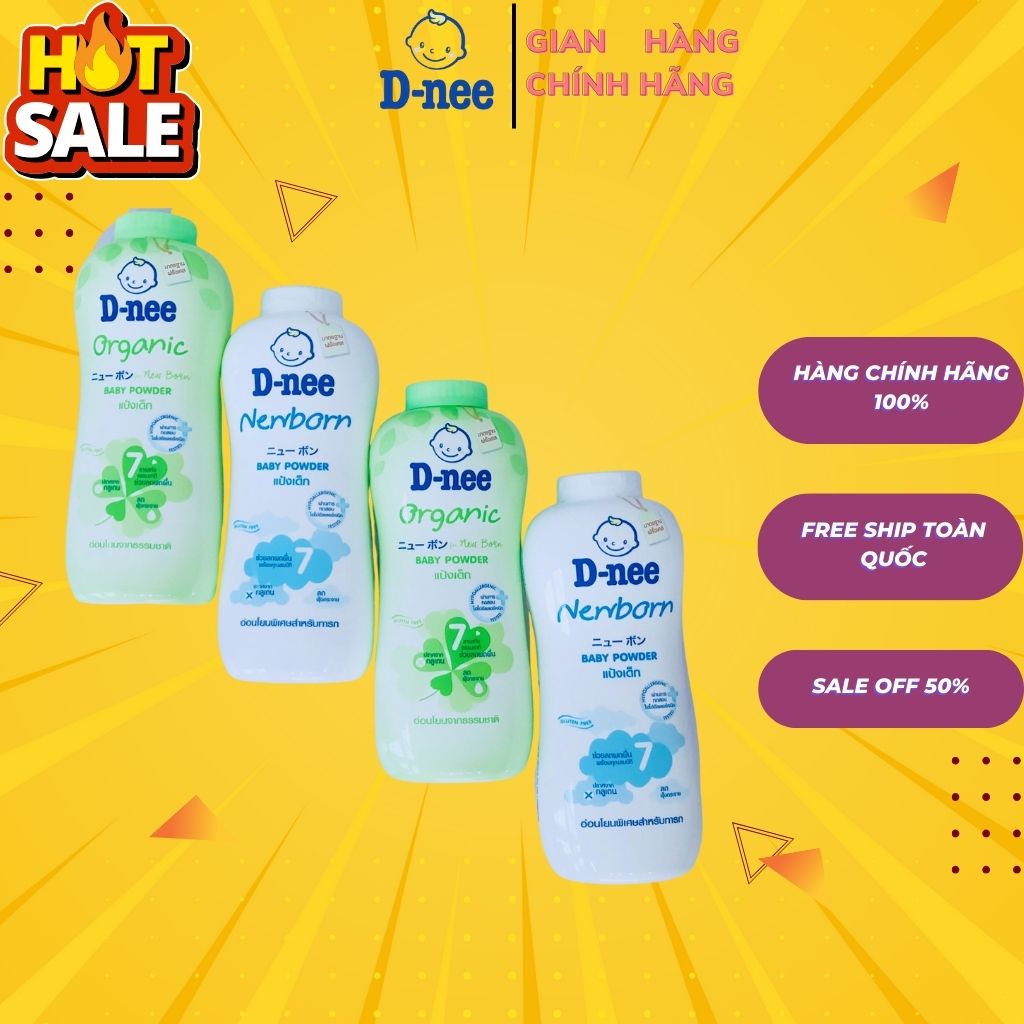 Phấn Rôm DNEE ORGANIC 350g THÁI LAN cho bé ... .. !!