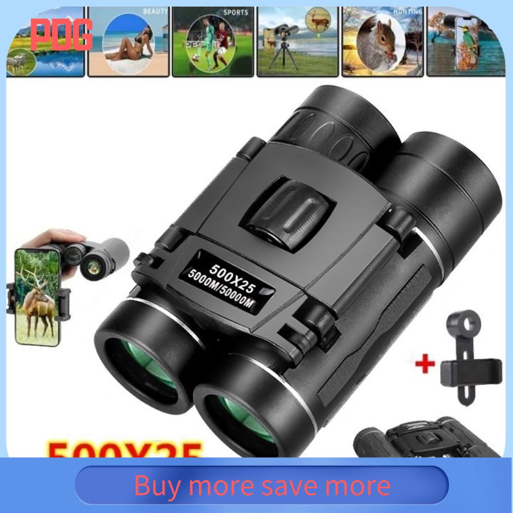 PDG 500x250 Kính thiên văn HD Zoom Gấp lại Di động Kính thiên văn Tầm nhìn xa Kính thiên văn mini Dụng cụ thể thao cắm trại ngoài trời