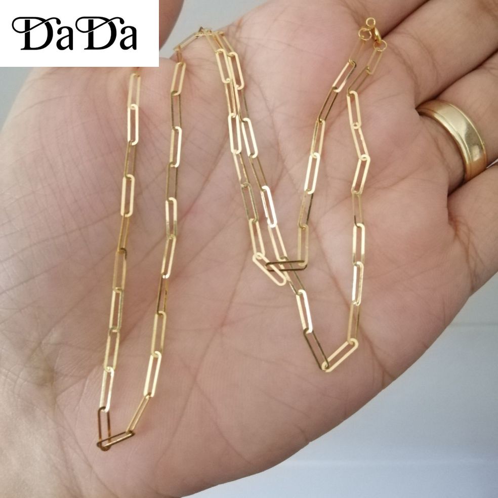 Vòng cổ vàng 24k thật Trang sức kẹp giấy nữ làm quà tặng cho bạn bè