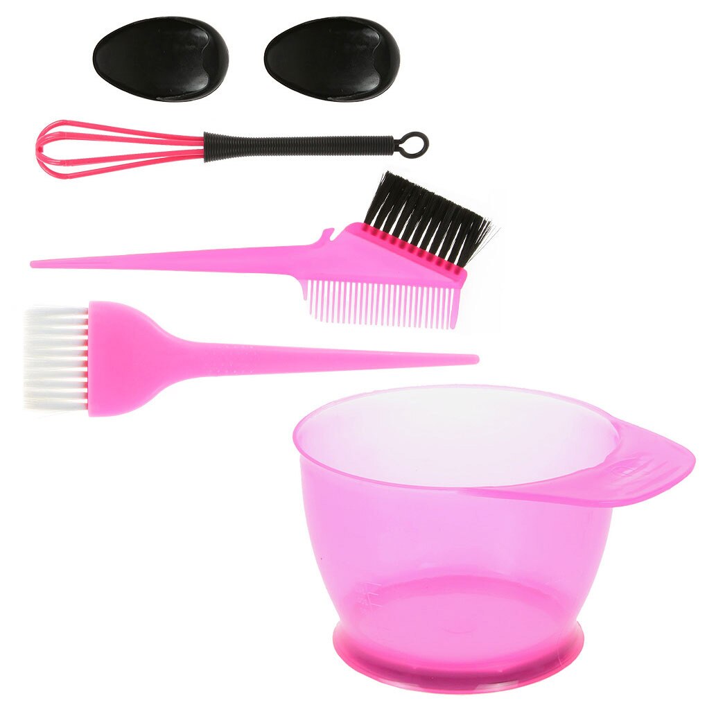Hair Colo Dyeing Kit Tint Color Dye Bowl Set Salon Brushes Tool