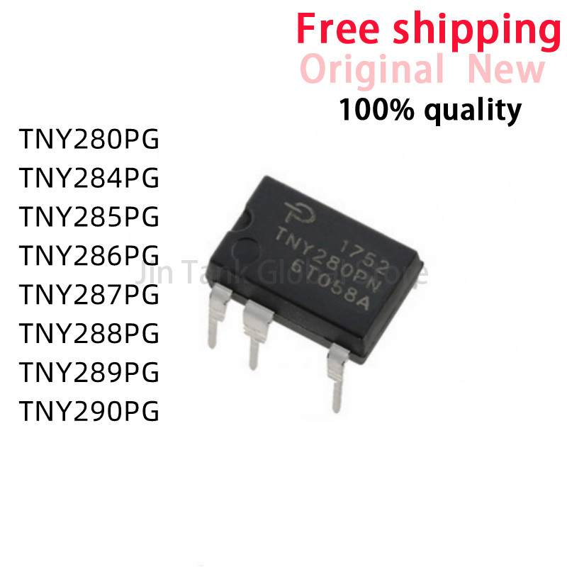 【Sleek】 100% New TNY280PG TNY284PG TNY285PG TNY286PG TNY287PG TNY288PG TNY289PG TNY290PG DIP-7 Chips