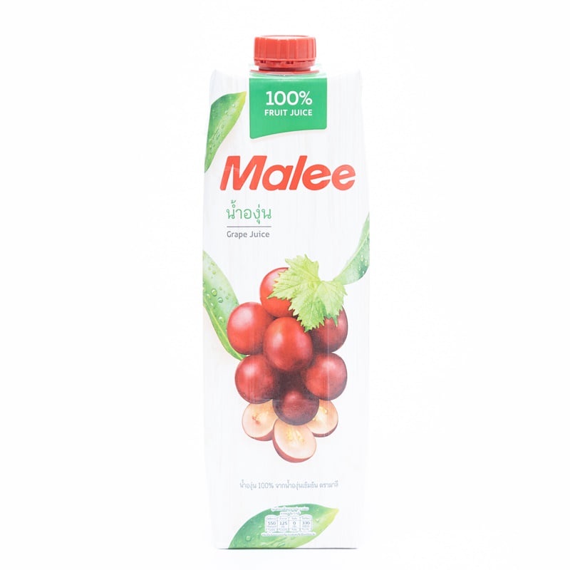 COMBO 2 Nước Ép Nho, Grape Juice, 100% Fruit Juice 1L - MALEE