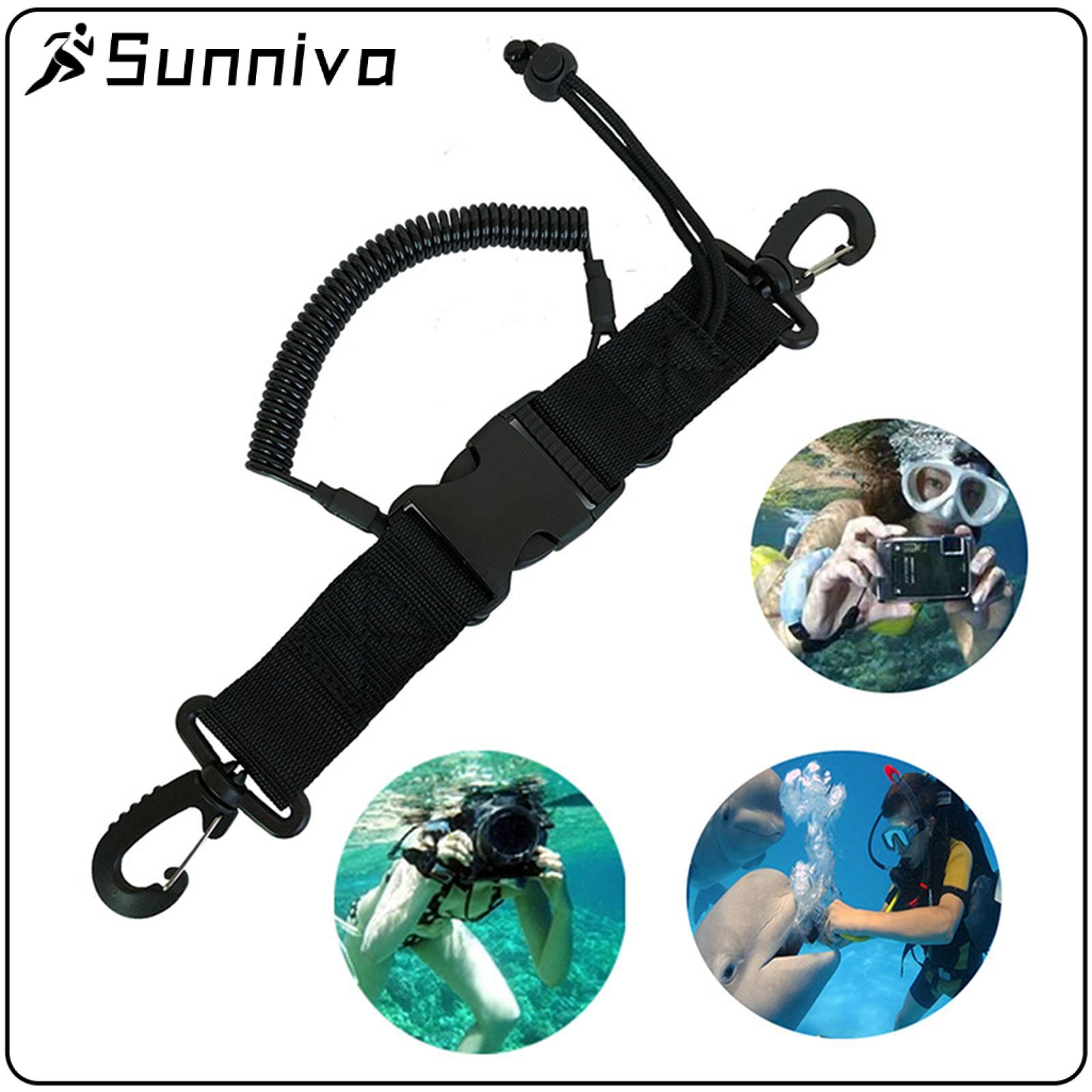 Gazechimp Stretchable Dive Lanyard Anti Lost Coil Rope Diving Accessory for Underwater Cameras Tools Rods ราคา 76 บาท*ส่งฟรี