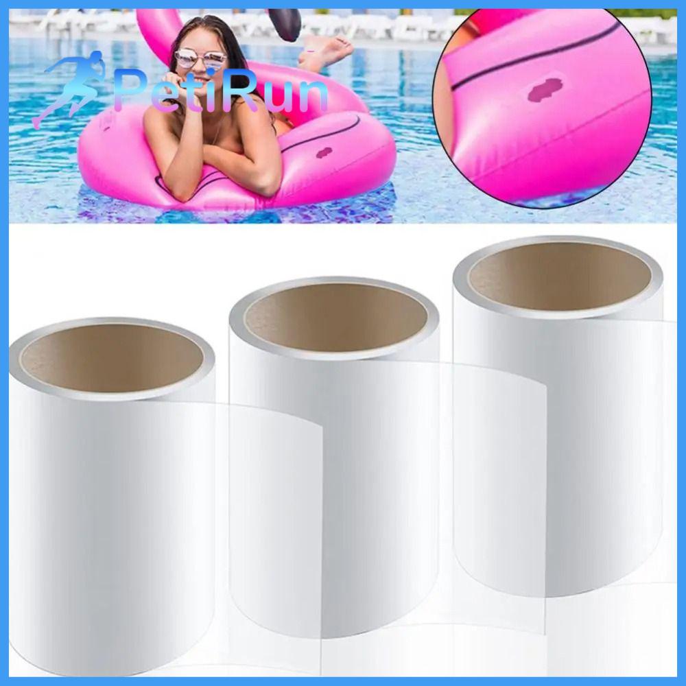 PETIRUN 1 Roll Bể bơi Miếng vá sửa chữa vòng bơi TPU Lều phao Miếng vá sửa chữa Đa chức năng Bộ dụng cụ Băng Nhựa TPU đồ chơi bơm hơi