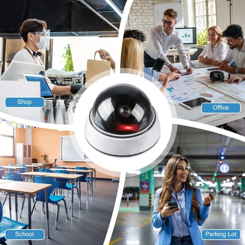 Mô phỏng Camera an ninh giả giả surveilances màn hình với sự xuất hiện thực tế cho gia đình ngoài trời trong nhà sử dụng tại văn phòng