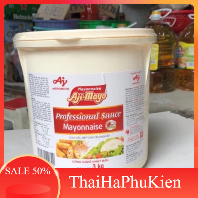 XỐT TRỨNG GÀ TƯƠI - GIÁ SỈ - FREESHIP- MAYONNAISE - AJINOMOTO - 3KG - SIÊU TIẾT KIỆM - CHUYÊN NHÀ HÀNG