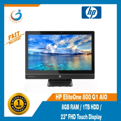 HP EliteOne 800 G1 AIO / 8GB RAM / 1TB HDD / 23" FHD Touch Display / Free keyboard mouse [Refurbished]