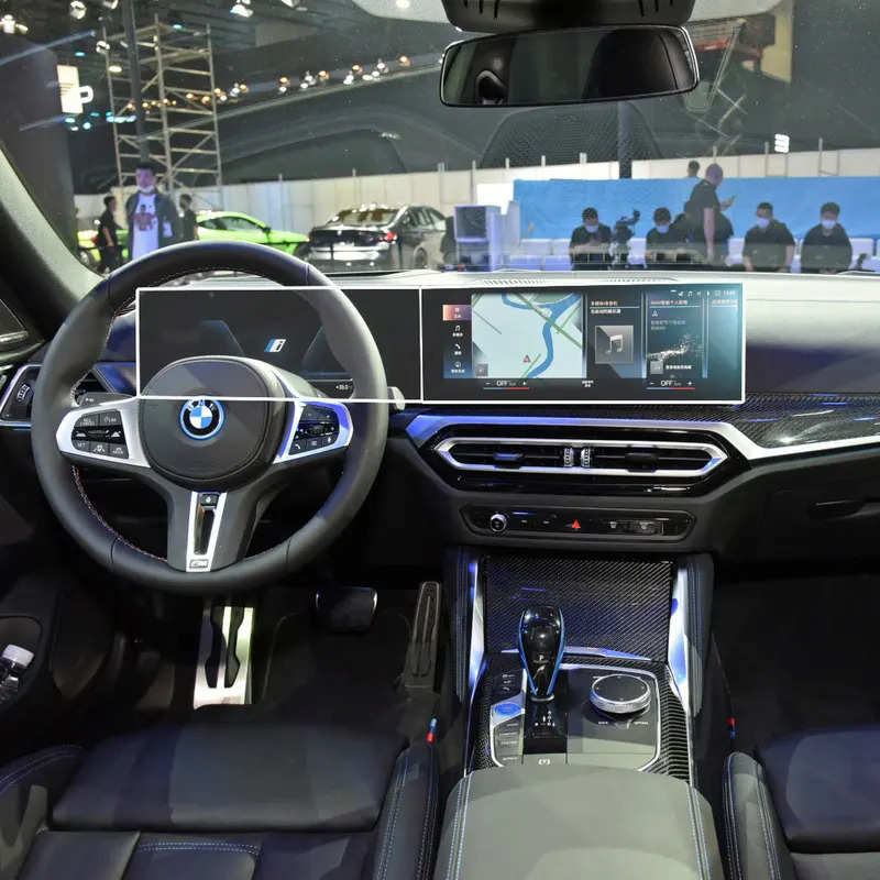 Phim bảo vệ màn hình kính cường lực cho BMW i4 eDrive40 M50 2022 2023 12.3 inch, phụ kiện nội thất r