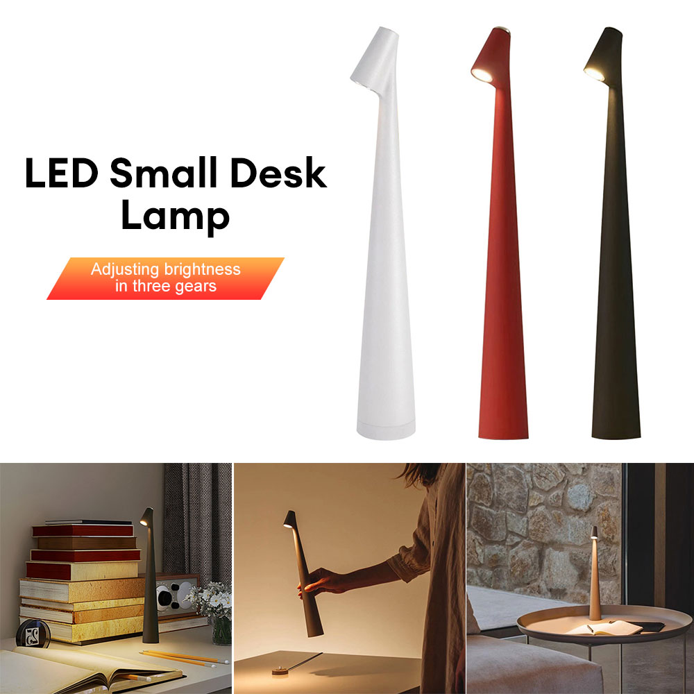 LED cầm tay Đèn bàn sạc Đèn đọc sách báo đèn đầu giường 3 điểm dừng Dimmable đèn ngủ cảm ứng không dây đèn ngủ mờ nhà hàng cắm trại đèn quán bar cà phê