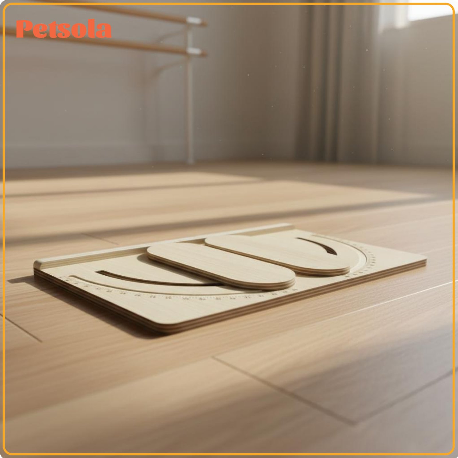 petsola Strengthens Inner Thighs Ballet Turnout Board Improves Flexibility Leg Turnout Coach Handmade Dance Foot Rotator Angle Measurement for Gymnasts ราคา 3,250 บาท*ส่งฟรี