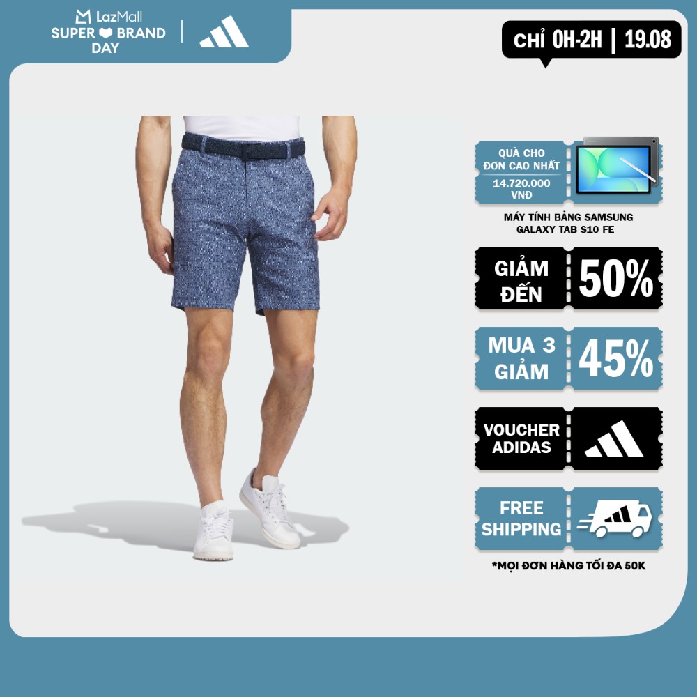 [0H-2H 19.8-MUA 3 GIẢM 45%] adidas Đánh gôn Quần Short Golf Họa Tiết Ultimate365 Nam Màu xanh da trời IX2025
