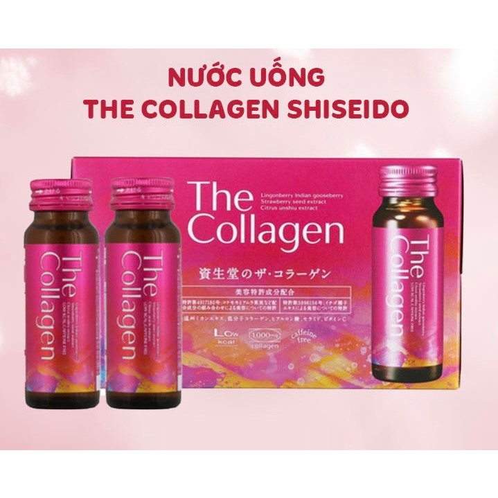 Nước Uống Trắng Da THE COLLAGEN SHISEIDO mẫu mới Nhật Bản 1 Hộp 10 Chai