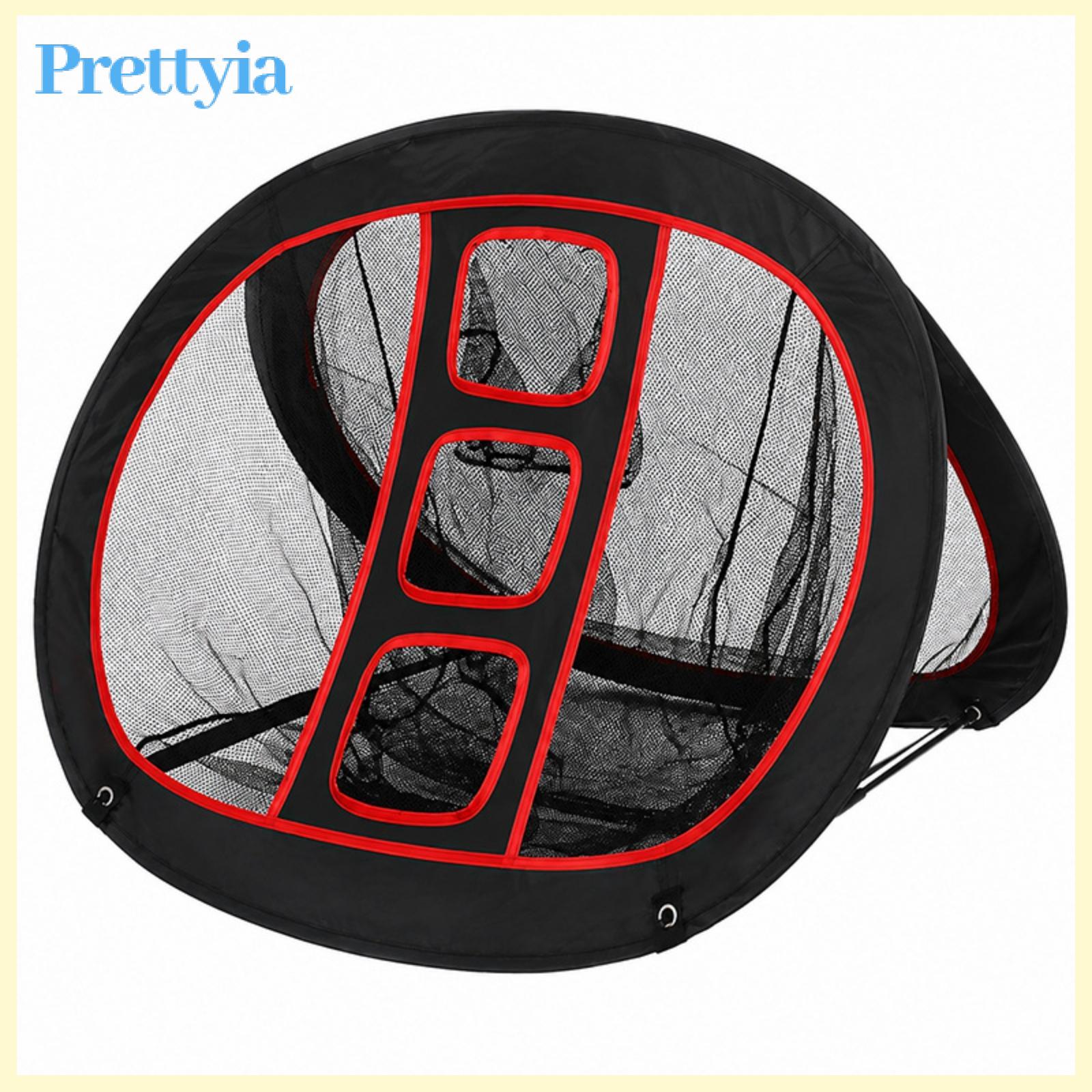 Easy to Store Foldable Golf Practice Net Mesh Golf Chipping Practice Net Sports Training Gear Multiple Targets