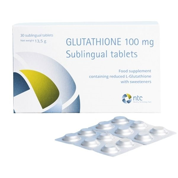 HÀNG CÔNG TY Viên Ngậm Trắng Da Glutathione 100mg Sublingual Tablets