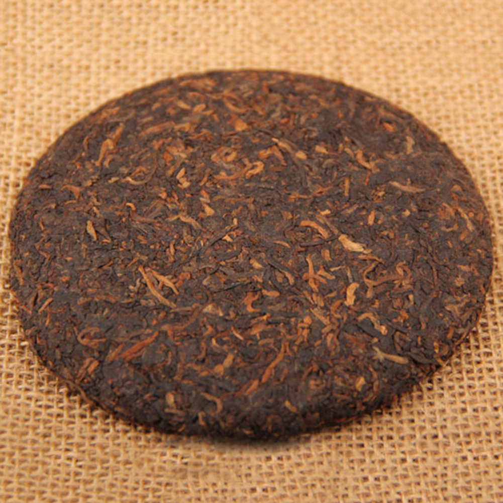 100G Trung Quốc Chất lượng cao Vân Nam Trà phổ nhĩ tuổi chín bánh trà puer chăm sóc sức khỏe