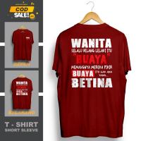 KAOS KATA KATA WANITA SELALU BILANG LELAKI ITU BUAYA DEPAN BELAKANG VIRAL TERBARU KEKINIAN