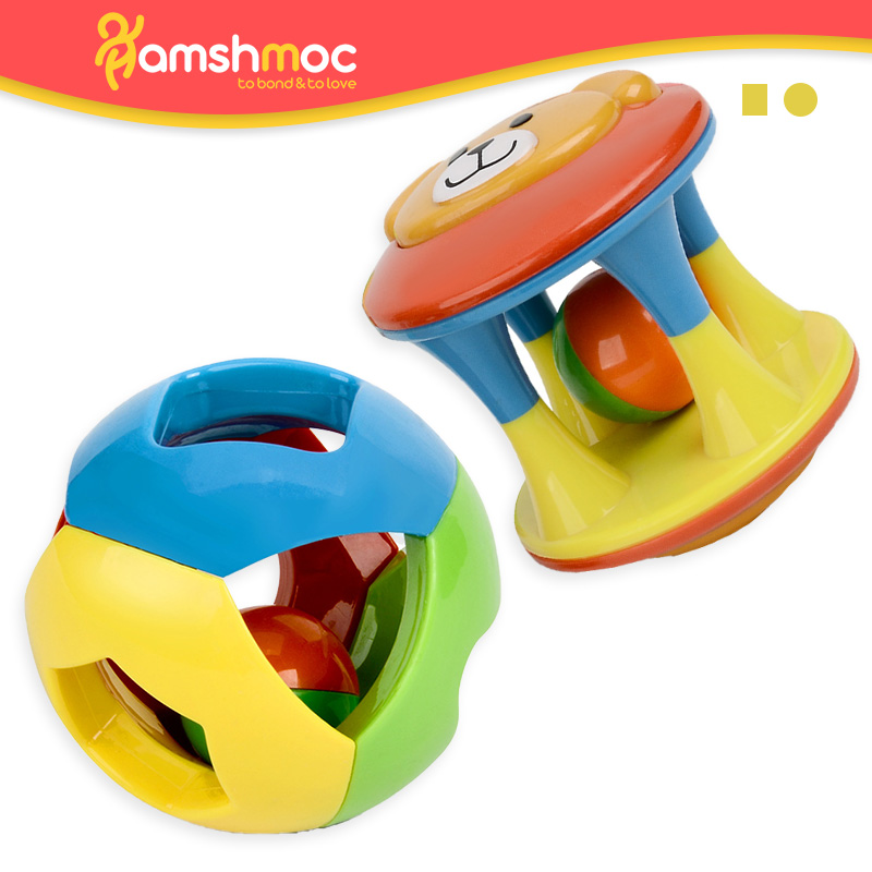 Hamshmoc Câu Đố Học Sớm cho trẻ Đồ Chơi Thiết Kế Âm Thanh Bé đồ chơi bóng lăn tương tác Cho Bé Tập Thể Dục Bò Thị giác Nhận Thức Trò Chơi