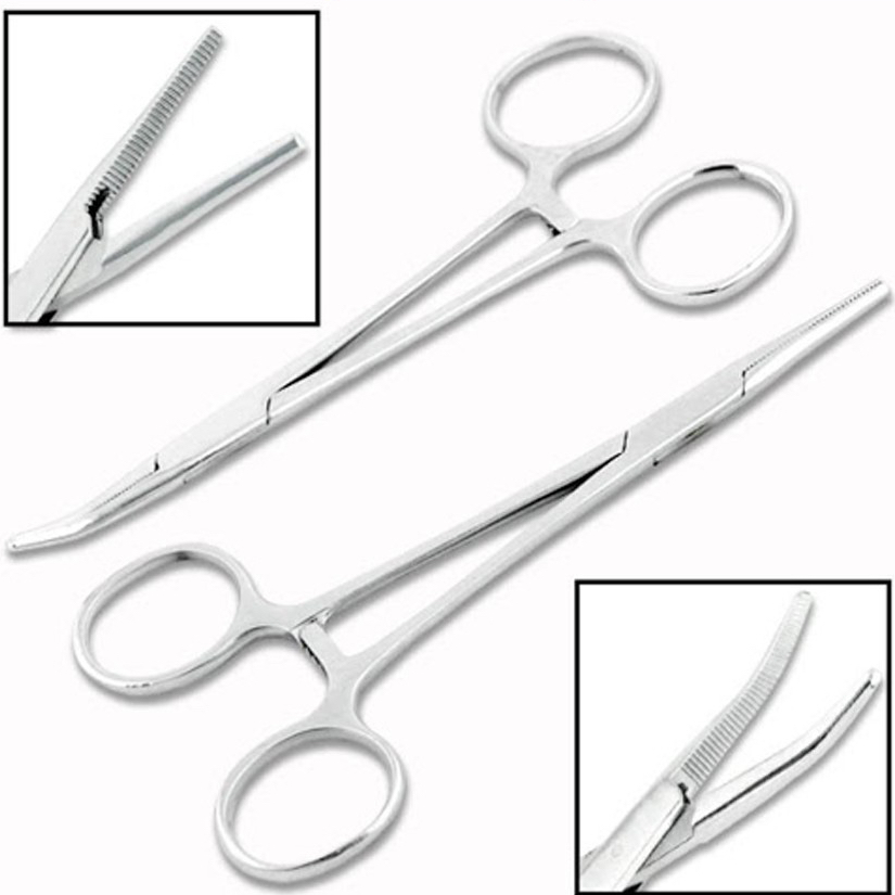 PANH Y TẾ CÁC SIZE - Pen y tế - 12,14,16,18,20,24cm, Cong Thẳng, Có Mấu và Không Mấu - Chính Hãng