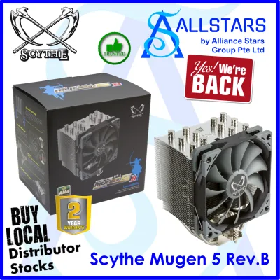 (ALLSTARS : We are Back / PROMO) Scythe Mugen 5 Rev B (SCMG-5100) CPU Cooler (SCMG-5100) (Warranty 2years with Tech Dynamic)