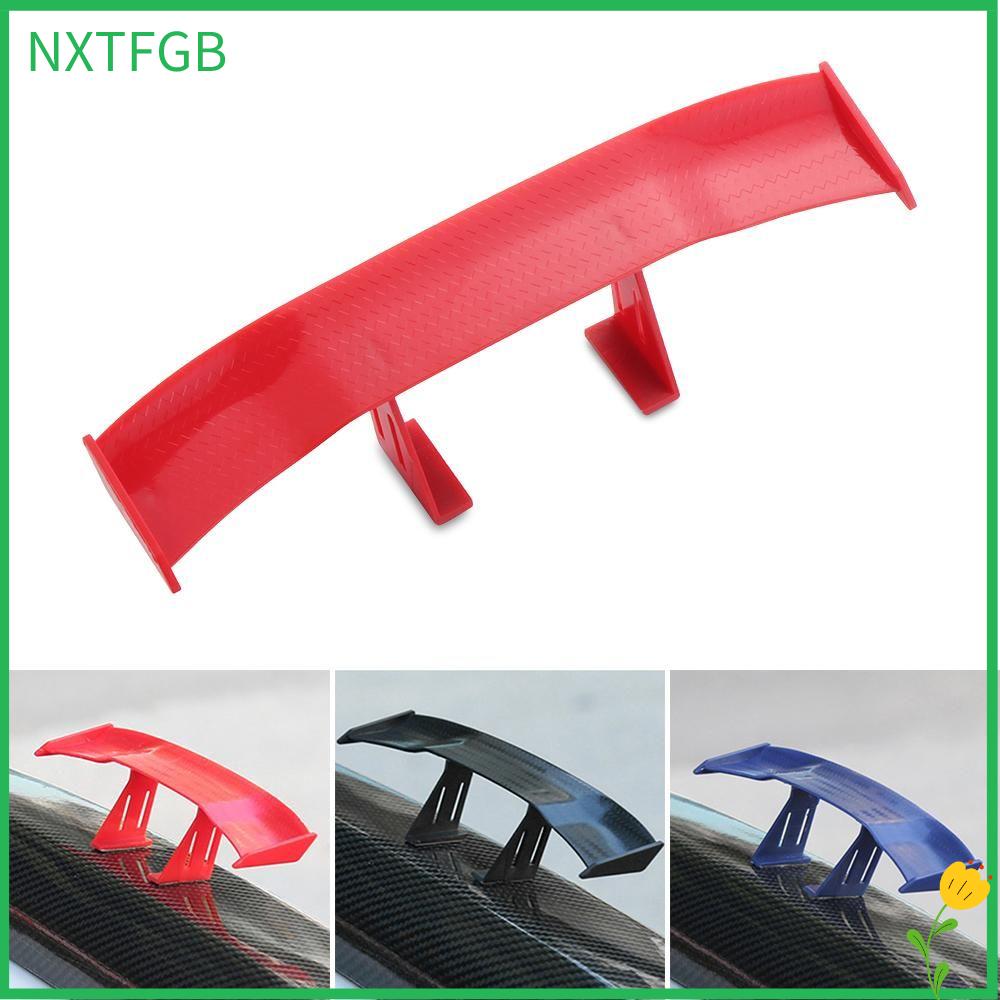 NXTFGB Cung cấp ô tô ABS Đen / Trắng / Đỏ / Xanh / Xám Sợi carbon Cánh thân sau Trang trí đuôi xe Spoiler nhỏ