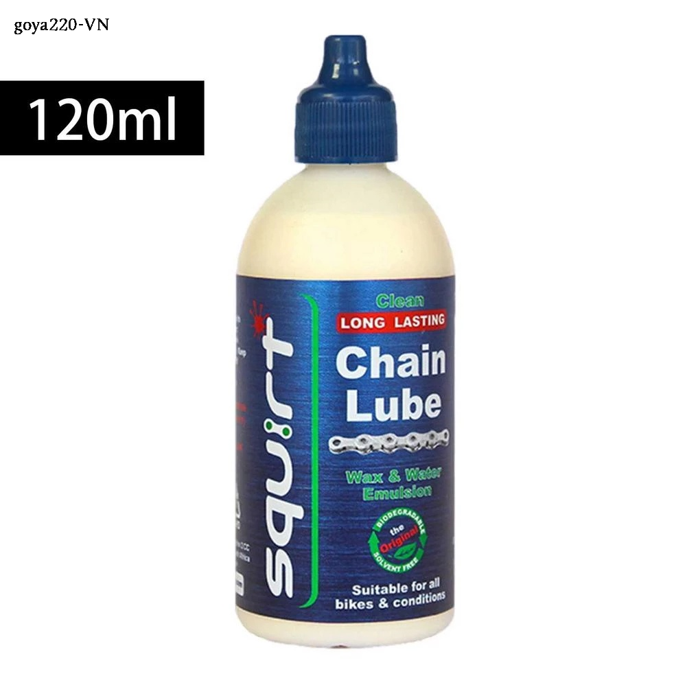 goya220 SQUIRT 120ML Xích xe đạp Dầu bảo dưỡng bằng sáp Đường MTB Xe đạp xích khô Dầu bánh răng Dầu bôi trơn Xích bánh đà