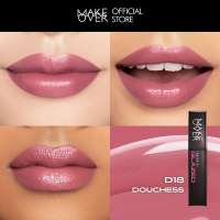 MAKE OVER Powerstay Glazed Lock Lip Pigment - NIKI Lip Glazed Plump Gloss Next Level Lip Cream Transferproof Pigmented Tahan Lama 24 Jam Ringan Lipstick Long Lasting Somethin Time Less w Maybe Euphoria