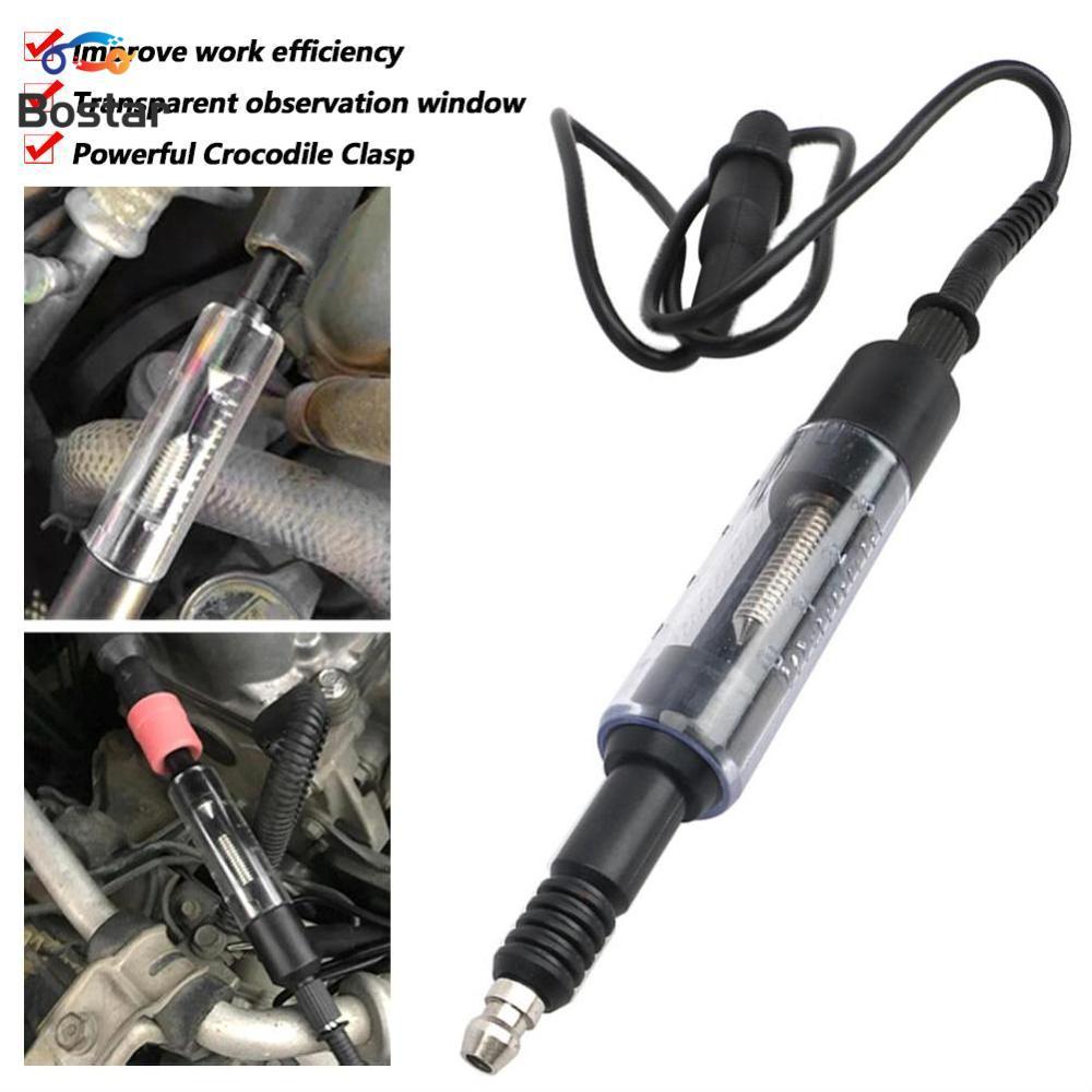 Bostar 12V Car Spark Plug Tester Coil Ignition System Diagnostic Test Tool Universal Adjustable Car Repair Tool
