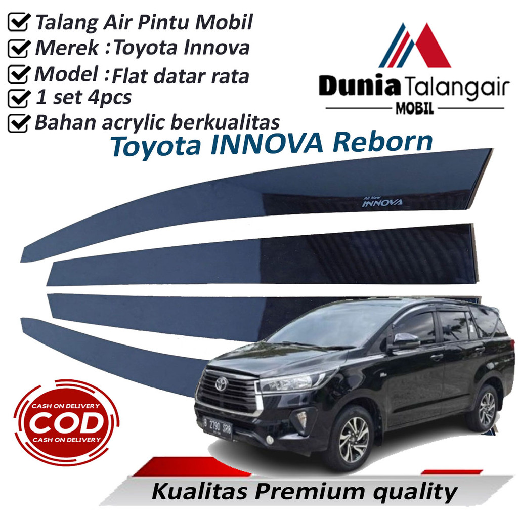 talang air mobil Toyota INNOVA Reborn Thn 2016-2021 Premium Quality Harga 200,000 rupiah*Gratis Ongkir
