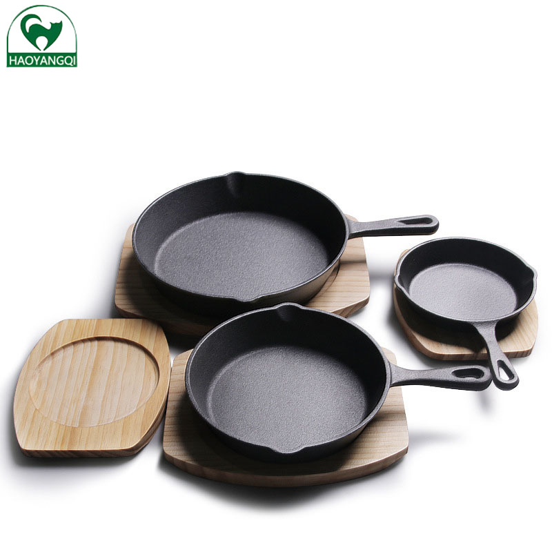 Chảo gang, chảo rán nhỏ, chảo có đáy chống dính, trứng tráng đơn giản, kiểu cũ, Chảo sắt lớn, dụng cụ nấu ăn cảm ứng, Bộ nồi chống dính