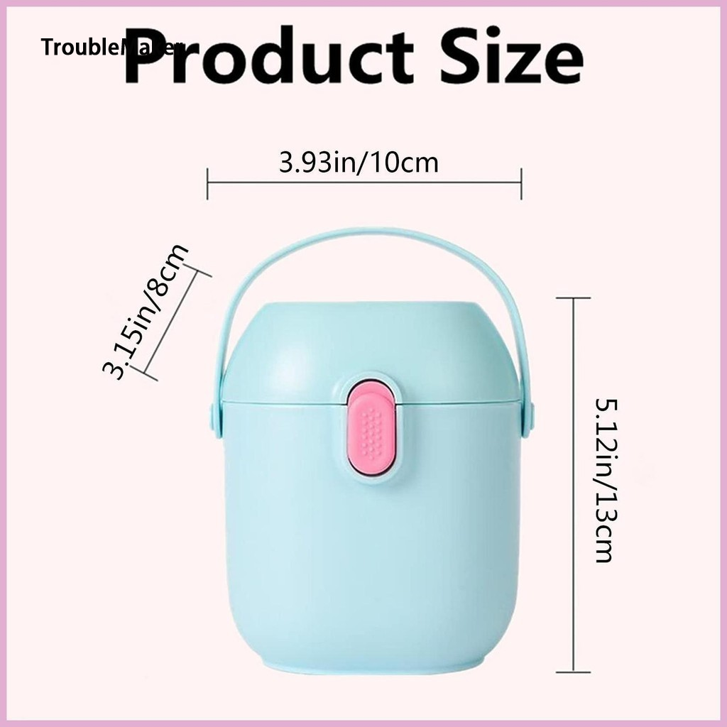 TroubleMaker Formula container portable milk powder dispenser fruit spill free travel formula snacks shinvn shinvn shinvn ราคา 59 บาท*ส่งฟรี