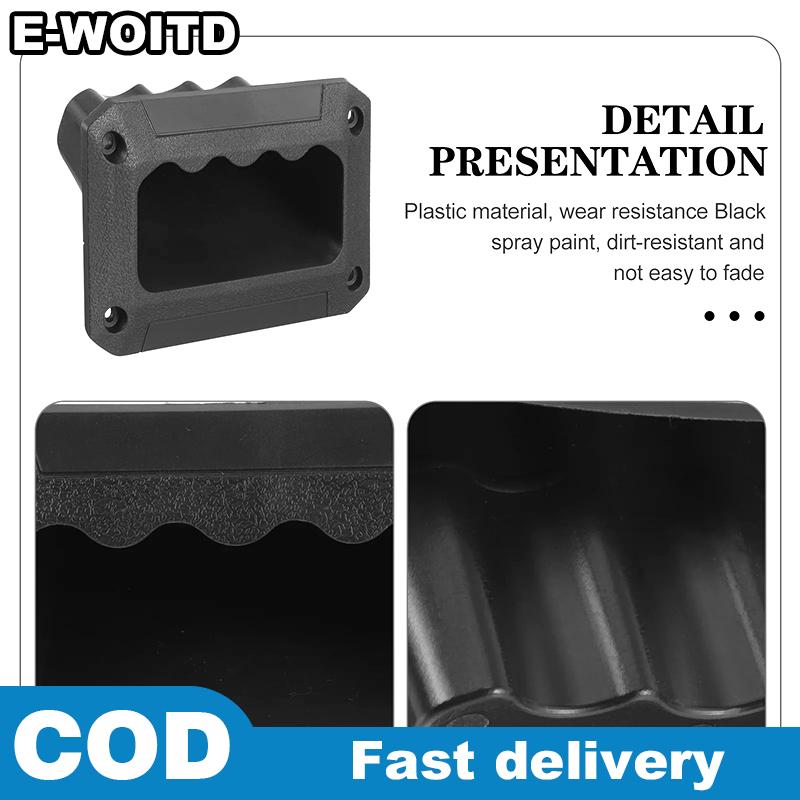 E-WOITD 1 cái loa nhựa màu đen bên xử lý cho tủ khuếch đại Loa trường hợp Guitar thay thế bên bền xử lý âm thanh