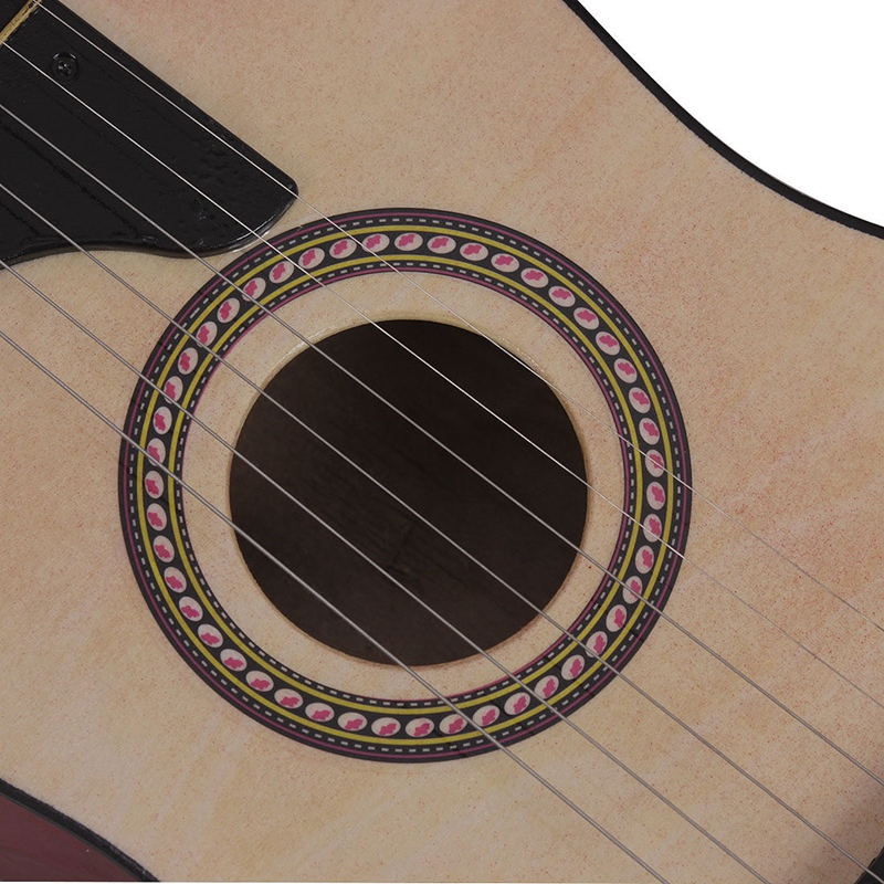 25 Inch Basswood Acoustic Guitar 6 Strings Small Mini Guitar with Guitar Pick Strings for Children Kids Gift Beginner