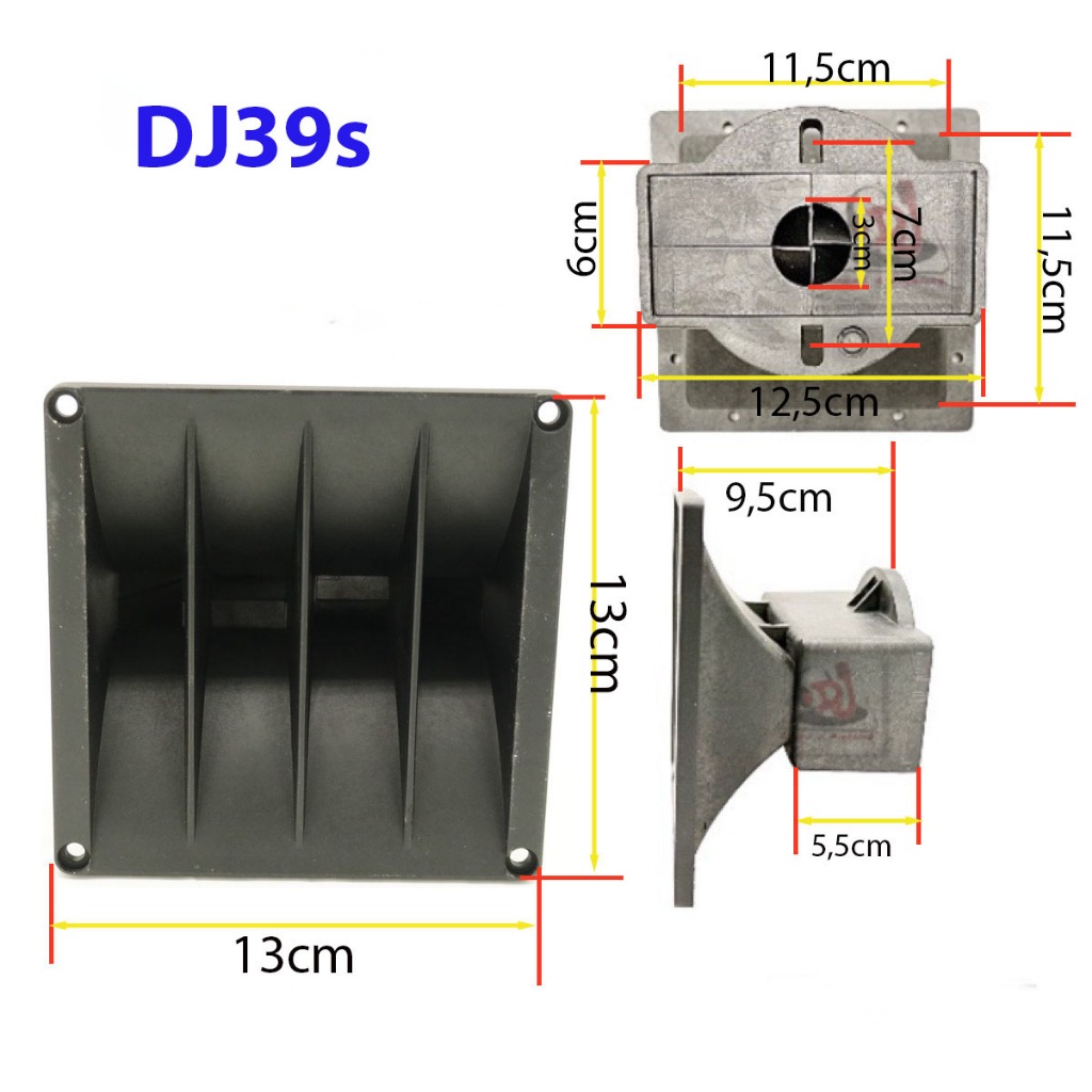 Phểu  loa array đôi colum họng loa treble nhựa 27X14cm phểu loa trep hong loa cột hong loa colum tre