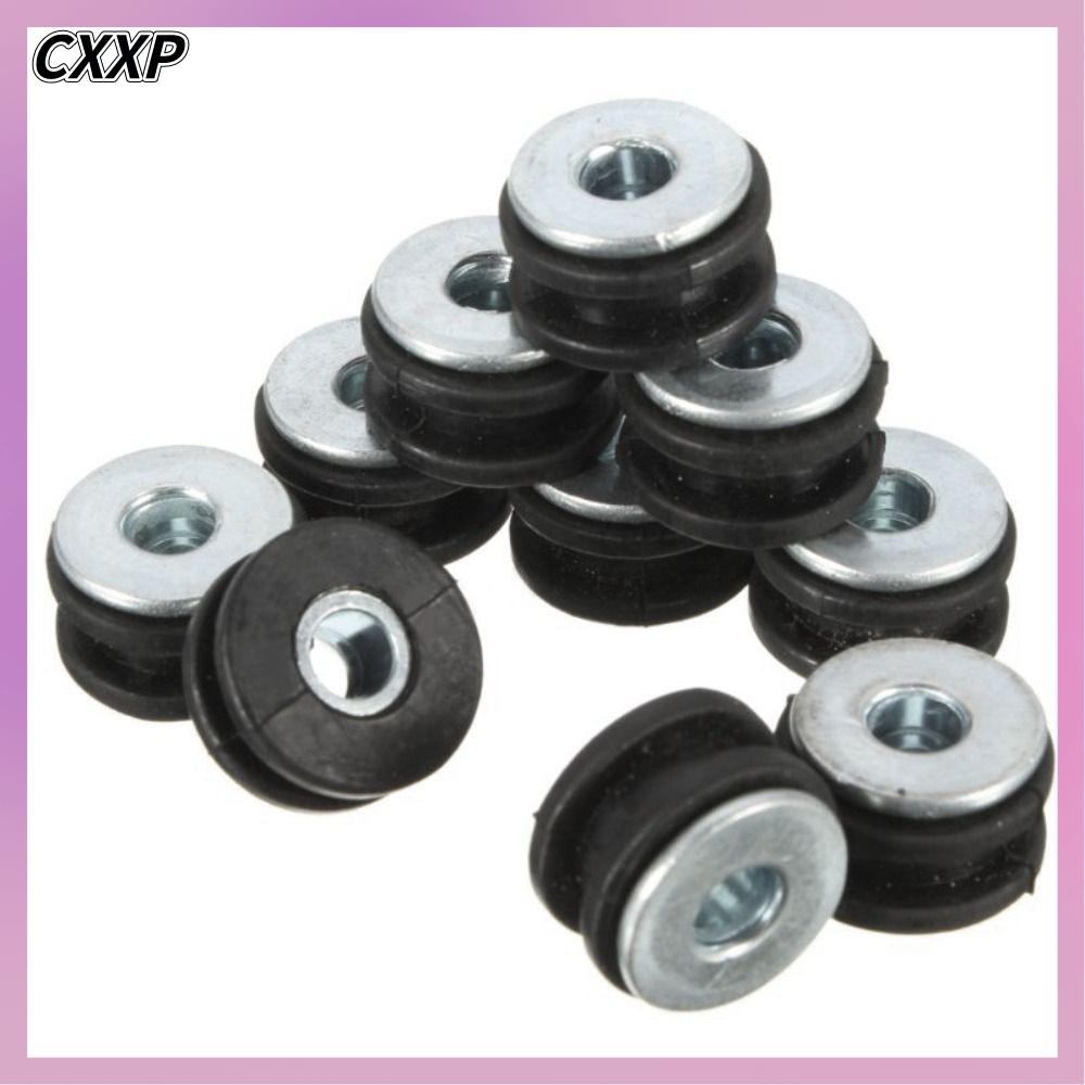 CXXP 10pcs/20pcs Cao su Vòng đệm xe máy M6 Bộ đệm Bộ phận động cơ Bộ các loại bu lông