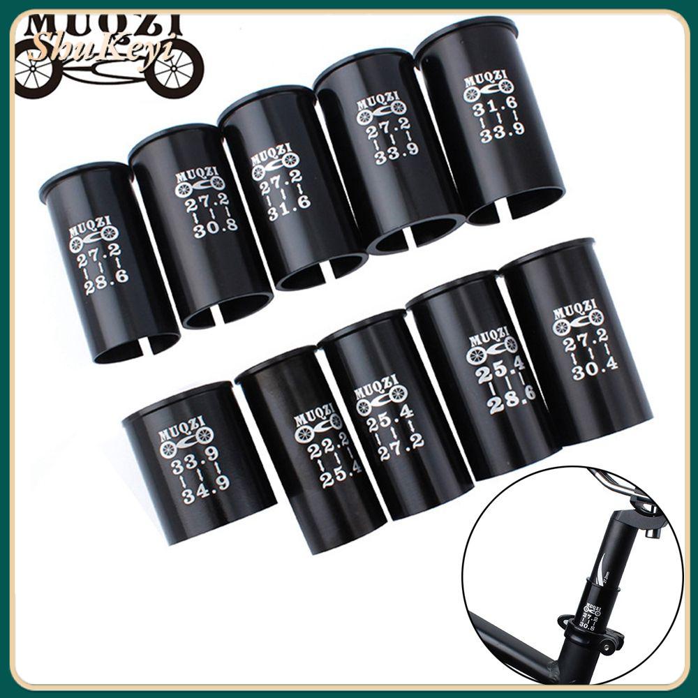 SHUKEYI 1pc Nhiều kích thước Điều chỉnh Đường kính 27,2 Xe đạp leo núi Ống đăng chỗ ngồi Giảm bộ điều hợp tay áo Cột an toàn cho xe đạp đường bộ Bộ giảm cột an toàn