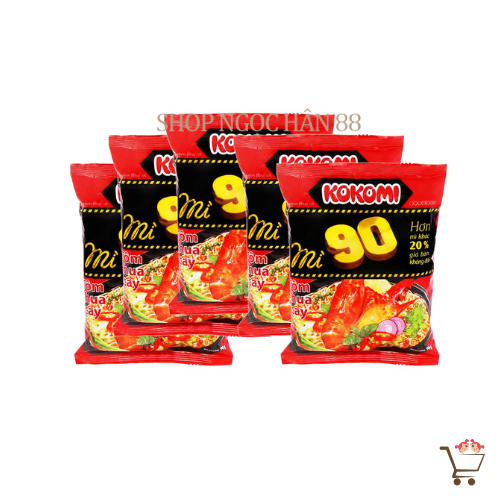 Combo gói Mỳ tôm chua cay kokomi 90 gói 90gr - Mỳ Đại