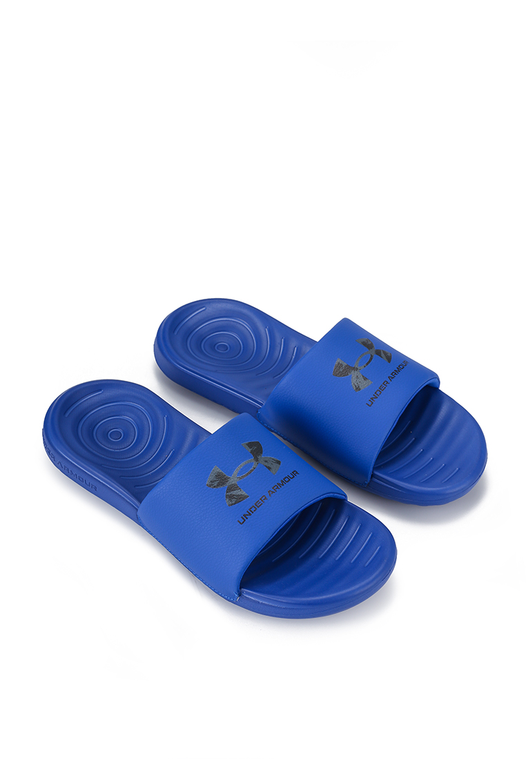 Discount on Under Armour  shoes - SKU: Under Armour Ansa Graphic Slide Sandals for Men - Team Royal/Team Royal/Black