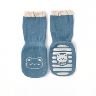 Upingi-mùa xuân họa tiết động vật hoạt hình dễ thương thoáng khí chống trượt cho bé socksc474or