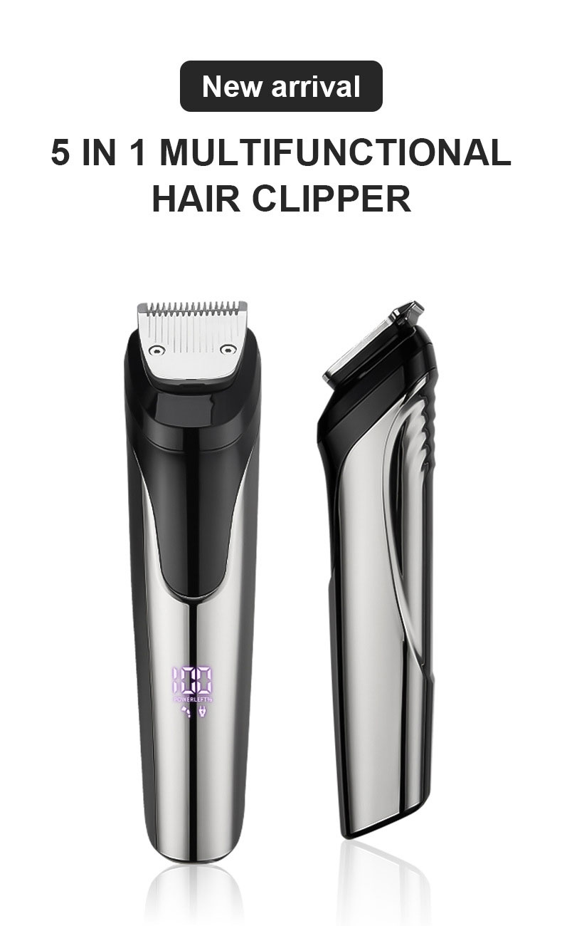 Professional Hair Clipper for Men 5 In 1 Hair Trimmer USB