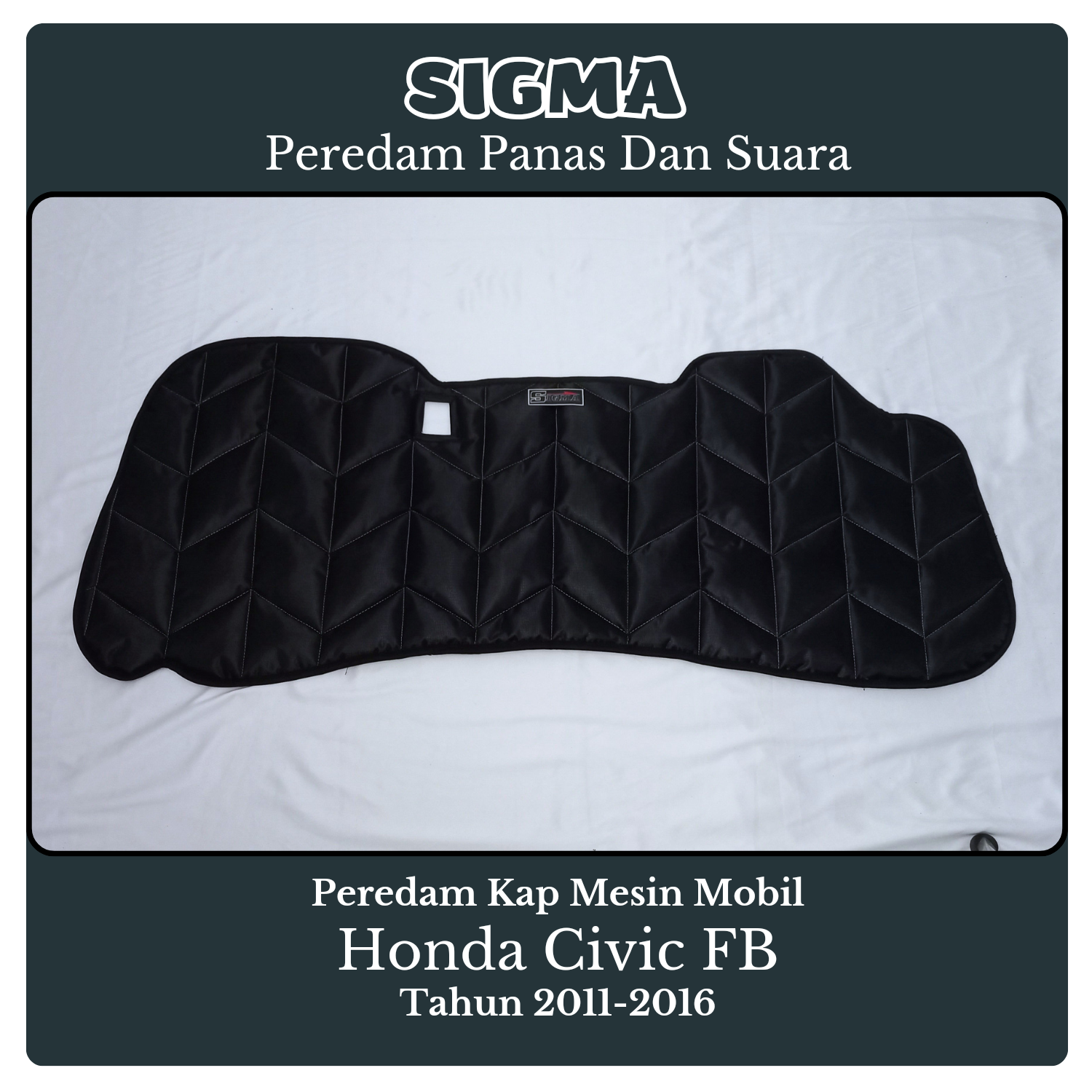 Peredam Panas Dan Suara Kap Mesin Mobil Honda Civic FB Tahun 2011 2012 2013 2014 2015 2016 Harga 450,000 rupiah*Gratis Ongkir