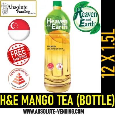 H&E Mango Tea 1.5L X 12 (BOTTLE) - FREE DELIVERY WITHIN 3 WORKING DAYS!