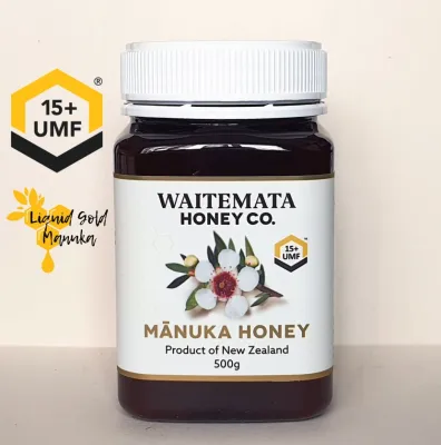 Waitemata Premium Manuka Honey UMF 15+, 500g, BB Date: DEC 2025, New Zealand Manuka Honey