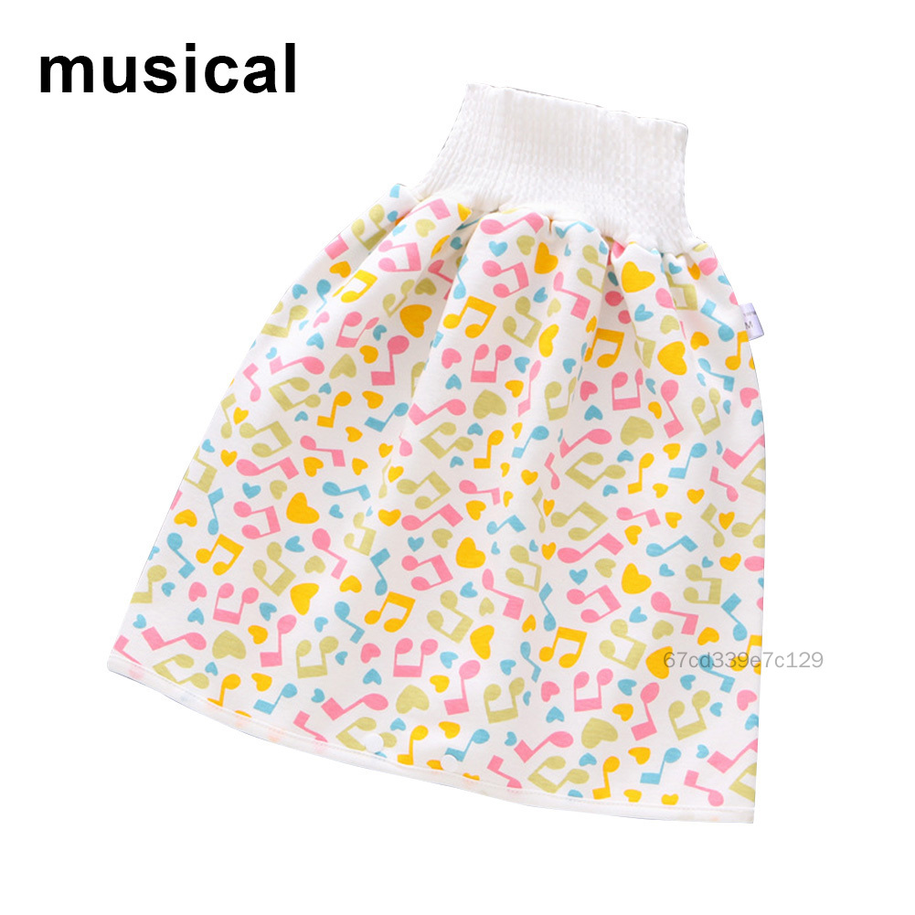 Comfy Childrens Diaper Skirt TPU Waterproof Fabric and Cotton Sleeping Potty Training 0~8T TF-Lil-VN - 8