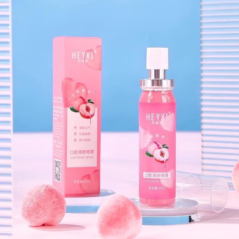 Xịt thơm miệng heyxi an toàn xịt thảo mộc lưu hương thơm mát tựnhiên