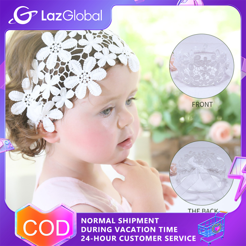 Bé gái hoa rỗng Headband dễ thương điều chỉnh ren headdress Phụ kiện tóc cho quà tặng sinh nhật