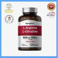 Piping Rock L-Arginine L-Citrulline Complex 1000mg 120 Capsules