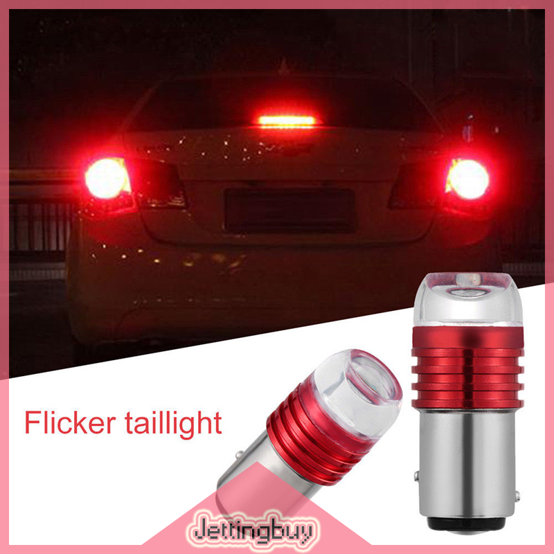 [Jettingbuy] Đèn flash Flash Flash bán 2X màu Đỏ 1157 BAY15D P21/5W đèn đèn flash Phanh nhấp nháy đèn LED ngược đuôi