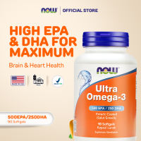 NOW Foods Ultra Omega 3 Fish Oil - 90 Softgels