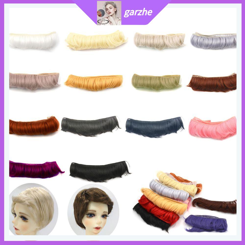 GARZHE24272 5CM Quà tặng cho trẻ em Phụ kiện 1/6 1/4 1/3 Tresses mini Tóc giả xoăn ngắn Toy Toupee Tóc tua rua búp bê
